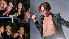 Angelina Jolie ir dukra Shilo &bdquo;M&aring;neskin&ldquo; koncerte