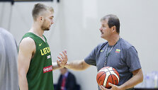 Domantas Sabonis ir Gintaras Krapikas