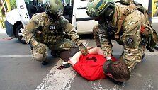 Teroristo sulaikymas ir rasti sprogmenys Ukrainoje