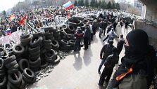 Prorusi&scaron;ki protestuotojai Donecke