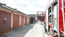15min nuotr. Gaisras garažuose (asociatyvinė nuotr.)