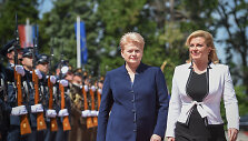 Prezidentė susitinka su naująja Kroatijos Prezidente Kolinda Grabar-Kitarovič