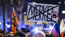 Protestas prie&scaron; A.Merkel politiką