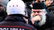 Protestas prie&scaron; įstatymą dėl religinių bendrijų turto