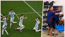 Po Argentinos futbolininkų triumfo N.Laprovittola pa&scaron;ėlo i&scaron; laimės.