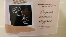 I&scaron;kaba A.Mickevičiaus vie&scaron;osios bibliotekos tualete