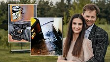 Nerijus Ju&scaron;ka su žmona Agne