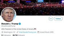Donaldo Trumpo &bdquo;Twitter&ldquo; paskyra