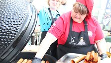 Lietuvos barbekiu kepimo asociacijos narė Galina Bov&scaron;evič.