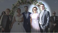 Dmitrijus Patru&scaron;evas ir Marina Artiomjeva (pora de&scaron;inėje)
