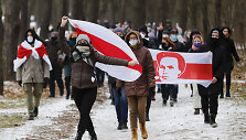 Protestuotojai Minske