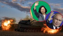 Tsai Ing-wen ir Vladimiras Putinas