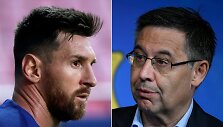 Lionelis Messi ir Josepas Maria Bartomeu