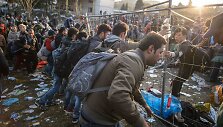 Migrantai Slovėnijos ir Austrijos pasienyje