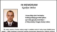 &bdquo;In memoriam&ldquo; E.Miliui