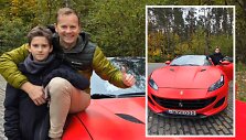 Nerijus Ju&scaron;ka ir sūnus Paulius