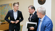 Gabrielius Landsbergis ir Saulius Skvernelis