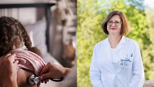 Mergaitei tikrina sveikatą / Gydytoja kardiologė Rima &Scaron;ileikienė