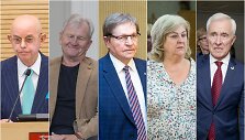 Antanas Vinkus, Kęstutis Glaveckas, Eugenijus Jovai&scaron;a, Rimantė &Scaron;ala&scaron;evičiūtė ir Dainius Kepenis