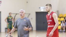 Jonas Kazlauskas ir Domantas Sabonis