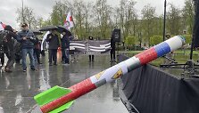 Baltarusių mitingas prie&scaron; branduolinio ginklo dislokavimą