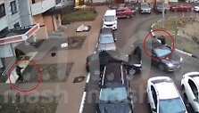Pamaskvėje &ndash; susi&scaron;audymas prie minų kūrėjo namų