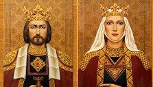 Karalius Mindaugas ir jo žmona Morta