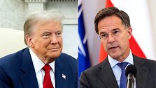 Donaldas Trumpas Ir Markas Rutte / SAUL LOEB WOJTEK RADWANSKI / AFP