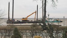 Prie Juodkrantės krantų atliekami geologiniai tyrimai būsimam uostui