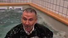 Tomas Masiulis atsidūrė &scaron;altame vandenyje.