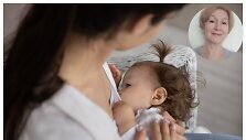 Laktacijos ir žindymo konsultantė D.&Scaron;niukaitė ir mažą vaiką žindanti mama (asociatyvinė nuotr.)