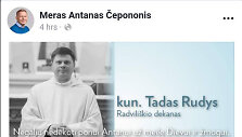 Įra&scaron;as socialiniame tinkle &bdquo;Facebook&ldquo;