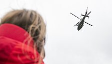 Sraigtasparnio nusileidimo akimirka
