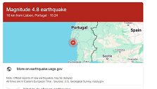 Lisaboną supurtė žemės drebėjimas