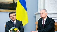 Volodymyras Zelenskis ir Gitanas Nausėda