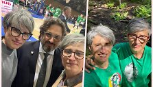 Seserys Aneta Kau&scaron;aitė ir Jurgita Kau&scaron;aitė įsiminė pokalbį su Andrea Trinchieri.