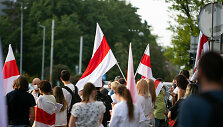 Minia žmonių rei&scaron;kė palaikymą Baltarusijos žmonėms