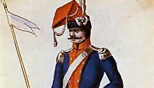 Taip atrodyti turėjo LDK Kauno brigados pėsstininkas 1792 m