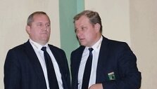 V.&Scaron;e&scaron;kus (kairėje) ir A.Bartu&scaron;ka