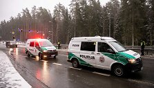 Policijos kontrolės postas Nemenčinės plente