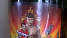 Lvove pasirodė alus su nuogo Vladimiro Putino atvaizdu.
