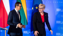 Mateuszas Morawieckis ir Ingrida &Scaron;imonytė