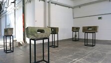 Mandla Reuter. Instaliacija meno mugėje &bdquo;Abc Art Berlin Contemporary&ldquo;.
