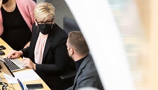 Ingrida &Scaron;imonytė ir Gabrielius Landsbergis