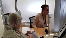 Senolė, kuriai labai pasisekė, Vilniaus Migracijos valdyboje