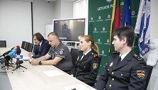 Spaudos konferencijos akimirka