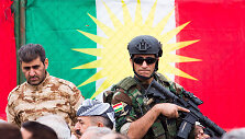 Irake kurdų prezidentas Barzanis sveikina i&scaron; &ldquo;Islamo valstybės&rdquo; gniaužtų i&scaron;plė&scaron;tą miestą