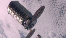 &bdquo;Cygnus&ldquo; kapsulės atsiskyrimas nuo Tarptautinės kosminės stoties