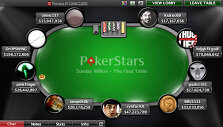 A&scaron;tuntojo &bdquo;Sunday Million&ldquo; gitadienio finalinis stalas