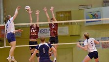 Tinklinio rungtynių akimirka